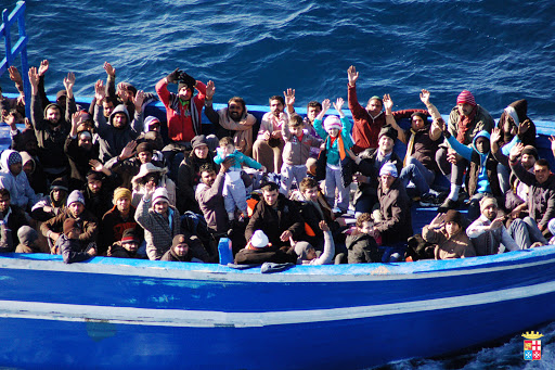 Immigrants in Lampedusa &#8211; fr