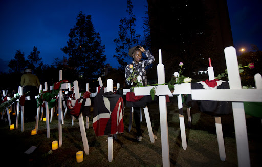 Memorial crosses for Garissa Kenya victims &#8211; fr