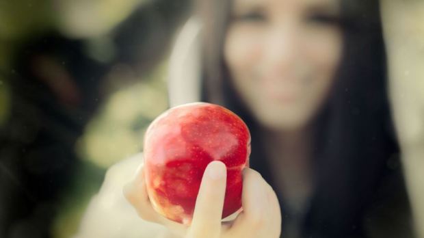 pomme rouge tentation