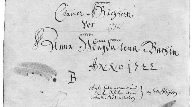 Petit Livre d&#8217;Anna Magdalena &#8211; 1722 (c) wikipedia