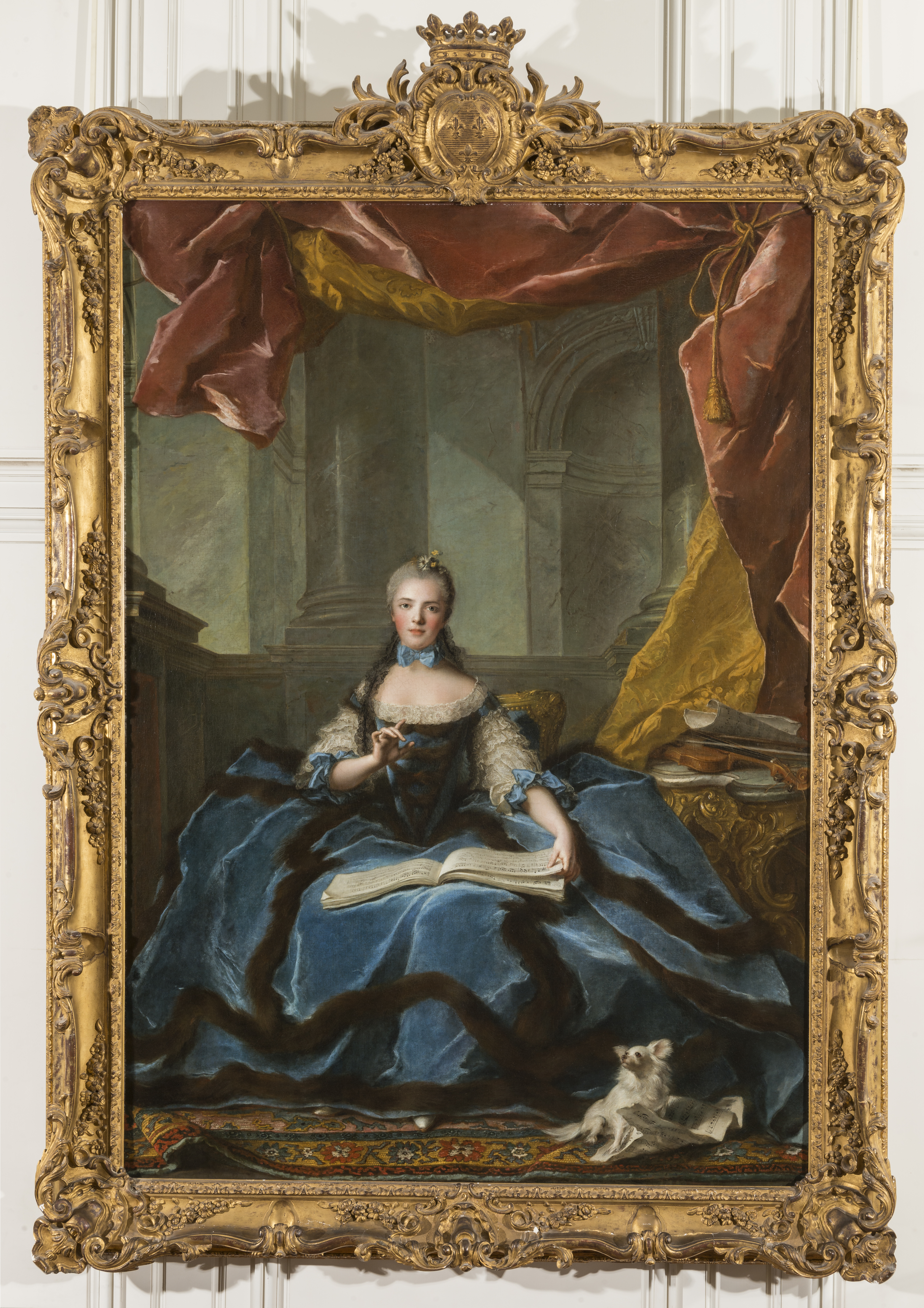 Madame Adelaïde de France (1732-1800), fille de Louis XV Nattier Jean-Marc (1685-1766)Versailles, Huile sur toile, 1758 © RMN-Grand Palais (Château de Versailles) / Christophe Fouin