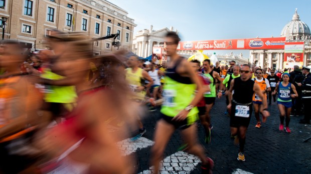November 1 2016 : Ninth edition of the &#8220;Race of the Saints&#8221; that runs on the occasion of All Saints holidays, start from St. Peter&#8217;s Square at the Vatican.