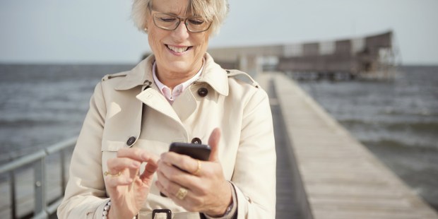 Woman Texting