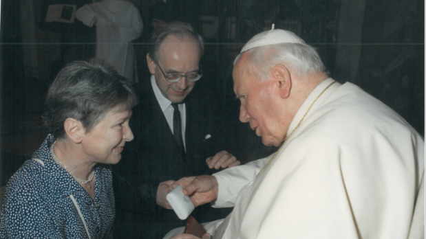 Vatican, juin 2001, Karol et Maria Tarnowski