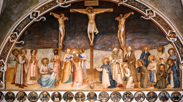 CRUCIFIXION WITH SAINTS