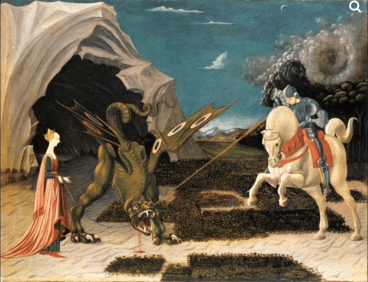 saint georges et le dragon