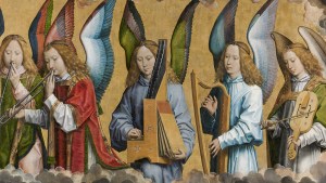 MUSICIAN ANGELS BY HANS MEMLING