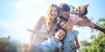 FAMILY, HAPPY, OUTDOOR