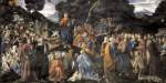Le Sermon sur la montagne, par Cosimo Rosselli, chapelle Sixtine.