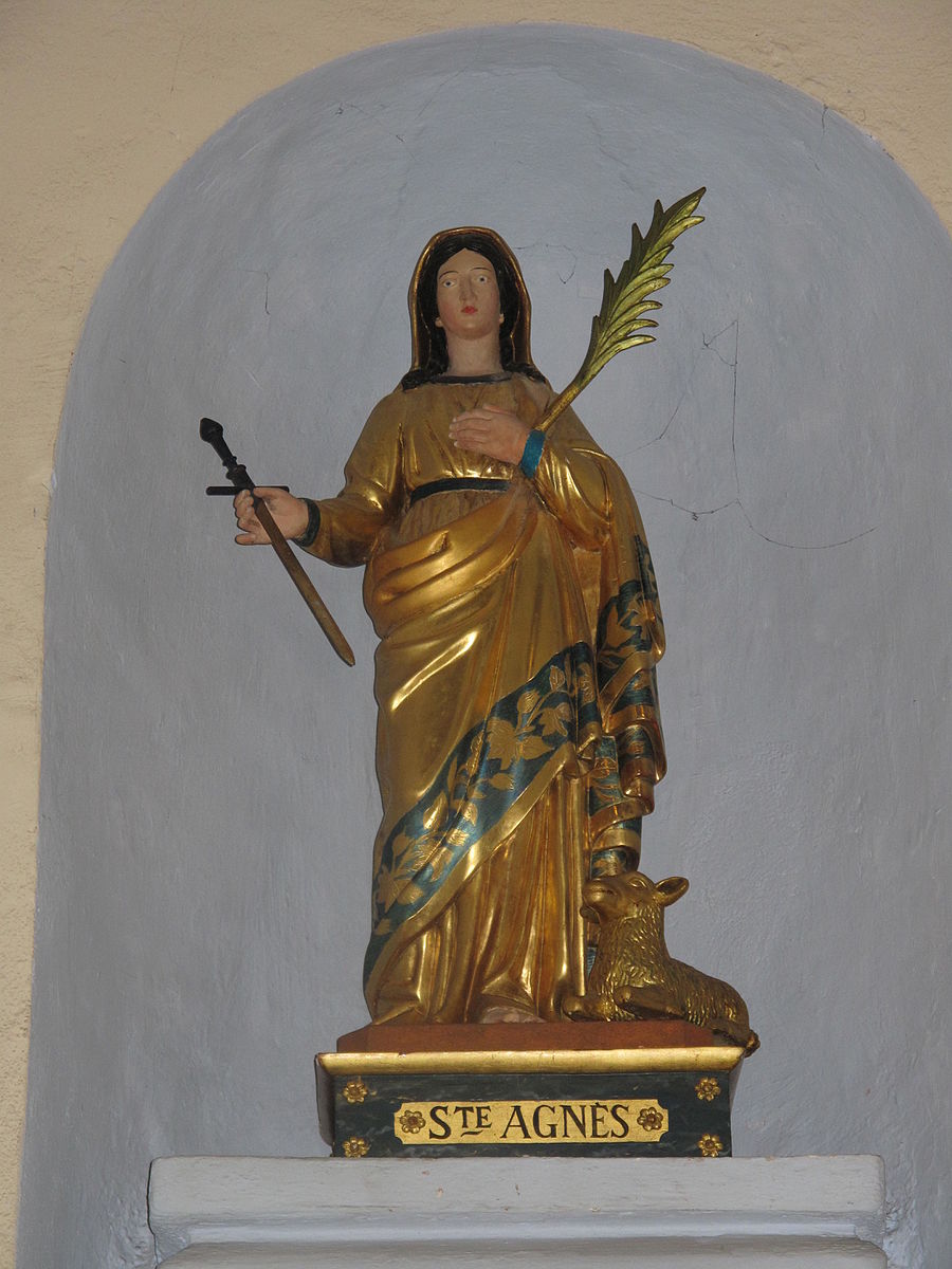 Statue de Sainte-Agnès
