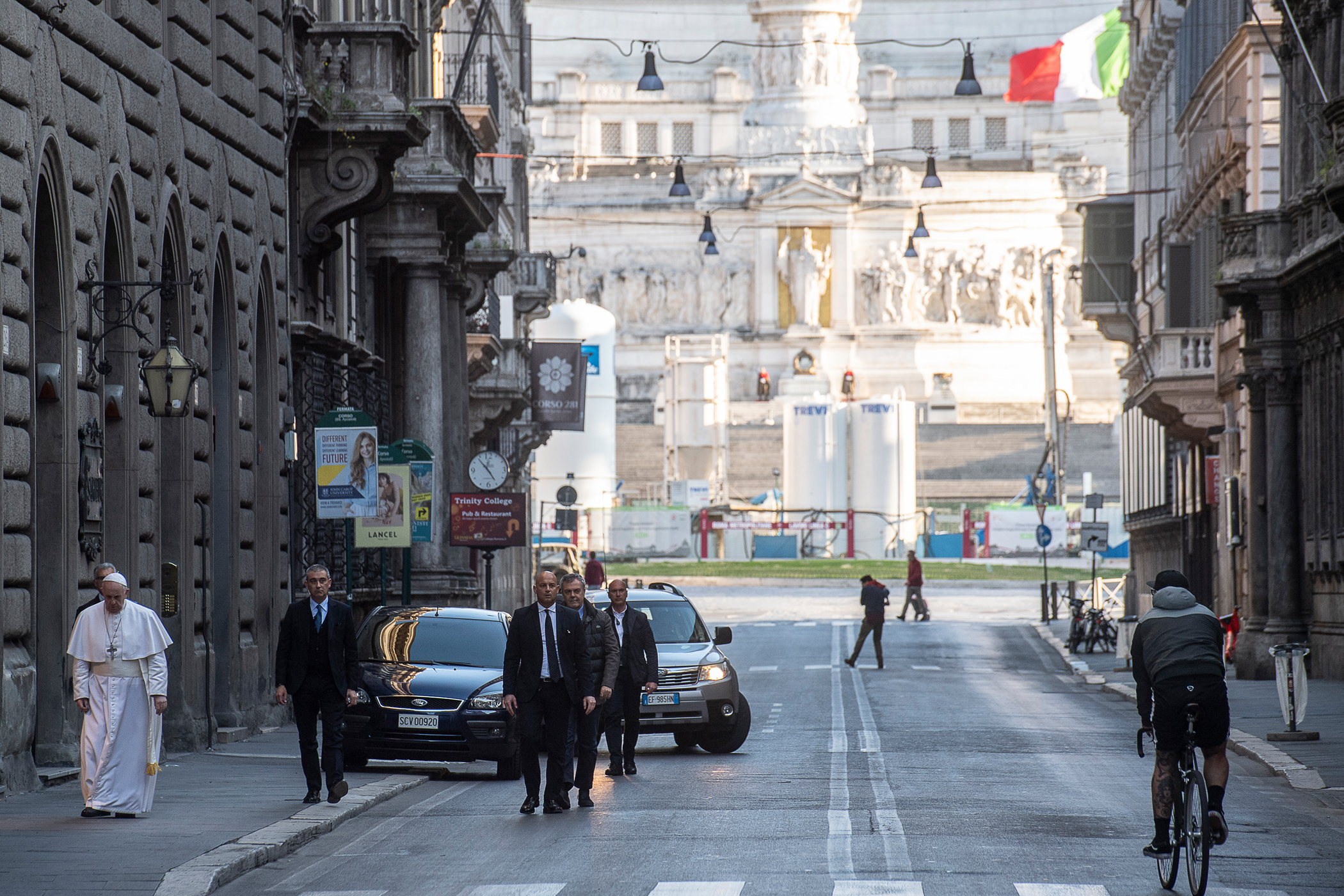 pope rome street