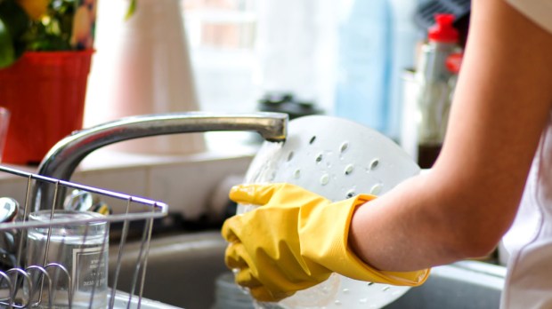 WASHING DISHES