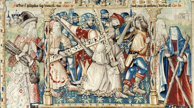 WEB2-PORTEMENT DE LA CROIX-TAPISSERIE-ABBAYE DE LA CHAISE DIEU