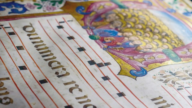 manuscrit chant grégorien