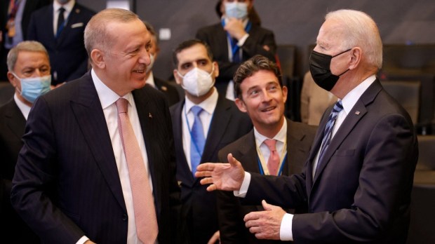Joe Biden et Erdogan