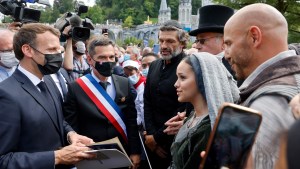 Macron à Lourdes