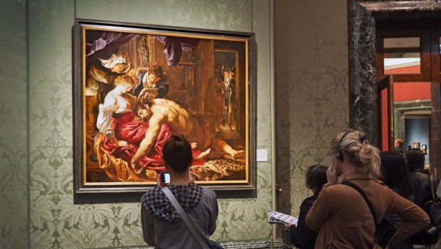 The National Gallery, such as Samson and Delilah by Peter Paul Rubens.