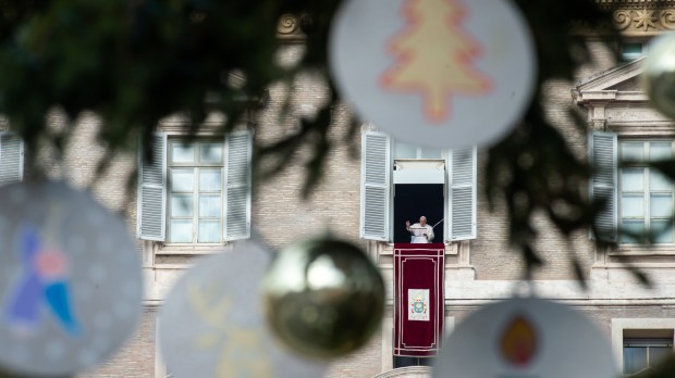 Pope Francis Angelus prayer December 26, 2022