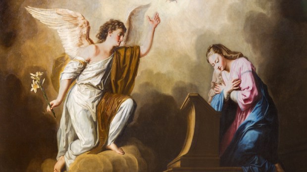 Virgin Mary and Angel