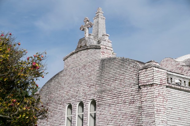 Church of the Shells in La Toja, Spain