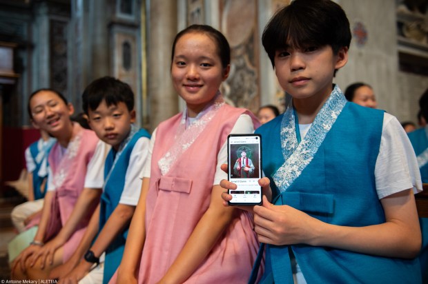 mass in St. Peter's Basilica on the occasion of the unveiling of the statue of St. Andrew Kim Tae-gon, the first Korean-born Catholic priest