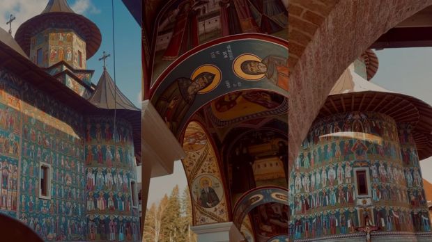 Roumanie, monastère, art, orthodoxe, byzantin