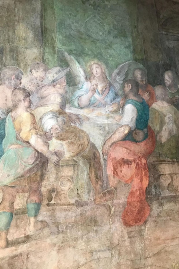 FRESQUE-TABLE-DU-CHRSIT-GREGOIRE-ROME