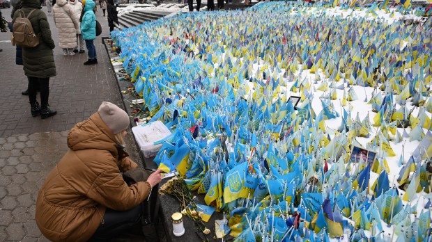 UKRAINIAN-MEMORIAL-KIEV-AFP